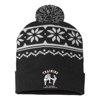 Orthodox Christian Retake Constantinople USA-Made Snowflake Beanie