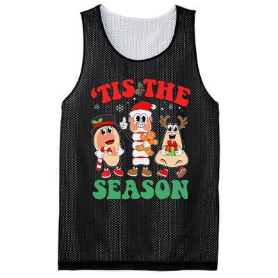 Otolaryngologist Christmas Spooky Ent Ear Nose And Throat Mesh Reversible Basketball Jersey Tank