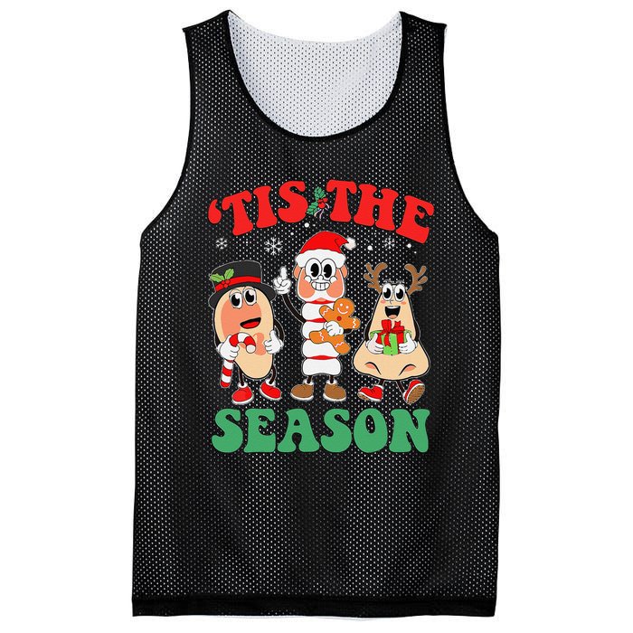 Otolaryngologist Christmas Spooky Ent Ear Nose And Throat Mesh Reversible Basketball Jersey Tank