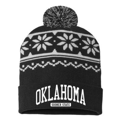 Oklahoma College Style USA-Made Snowflake Beanie