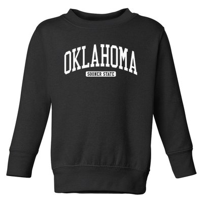 Oklahoma College Style Toddler Sweatshirt