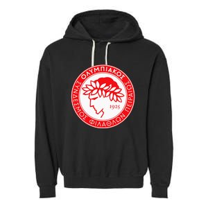 Olympiacos Club Supporter Fan Greece Greek Garment-Dyed Fleece Hoodie