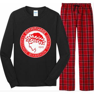 Olympiacos Club Supporter Fan Greece Greek Long Sleeve Pajama Set