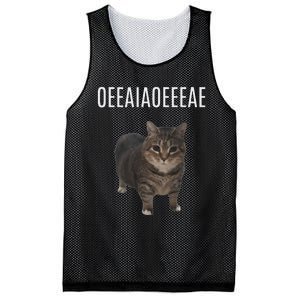 Oiiaoiia Cat Spinning Cat Meme Funny Trendy Cat Lovers Art Mesh Reversible Basketball Jersey Tank