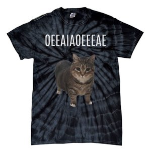 Oiiaoiia Cat Spinning Cat Meme Funny Trendy Cat Lovers Art Tie-Dye T-Shirt