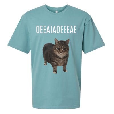 Oiiaoiia Cat Spinning Cat Meme Funny Trendy Cat Lovers Art Sueded Cloud Jersey T-Shirt