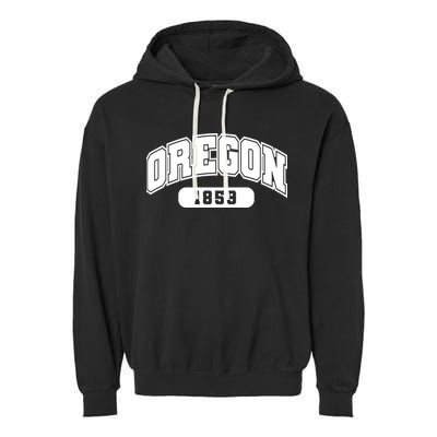 Oregon Collegiate Style 1859 Garment-Dyed Fleece Hoodie