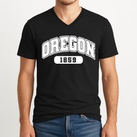 Oregon Collegiate Style 1859 V-Neck T-Shirt
