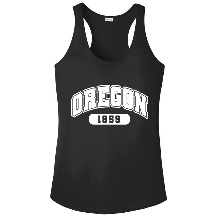 Oregon Collegiate Style 1859 Ladies PosiCharge Competitor Racerback Tank