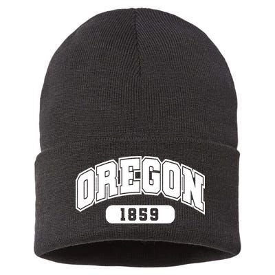 Oregon Collegiate Style 1859 Sustainable Knit Beanie