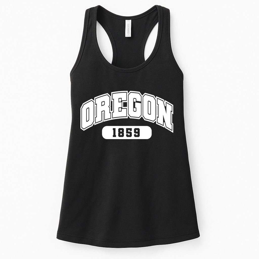 Oregon Collegiate Style 1859 Womens Tank Top