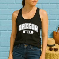 Oregon Collegiate Style 1859 Womens Tank Top
