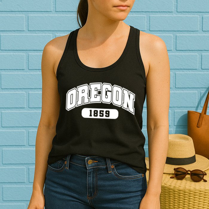 Oregon Collegiate Style 1859 Womens Tank Top