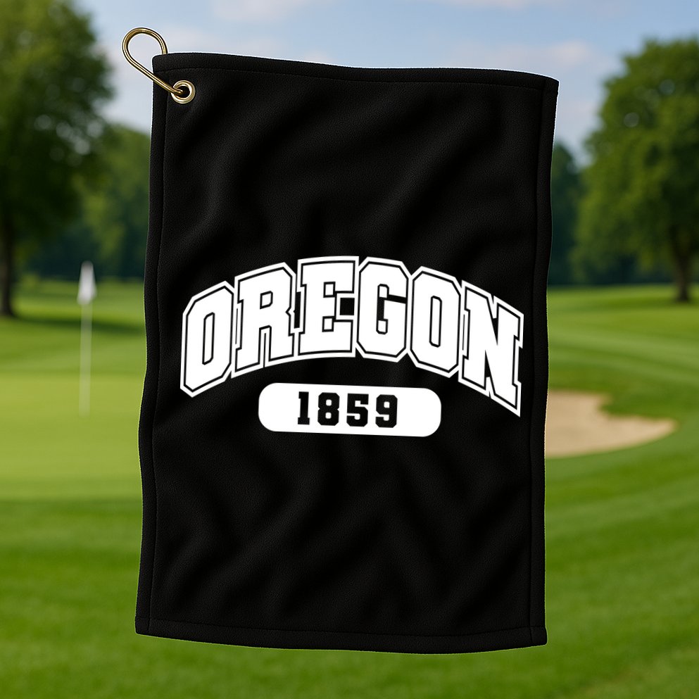 Oregon Collegiate Style 1859 Golf Towel