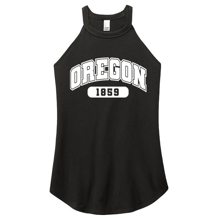Oregon Collegiate Style 1859 Women's Perfect Tri Rocker Tank