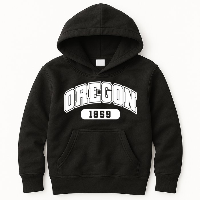 Oregon Collegiate Style 1859 Kids Hoodie