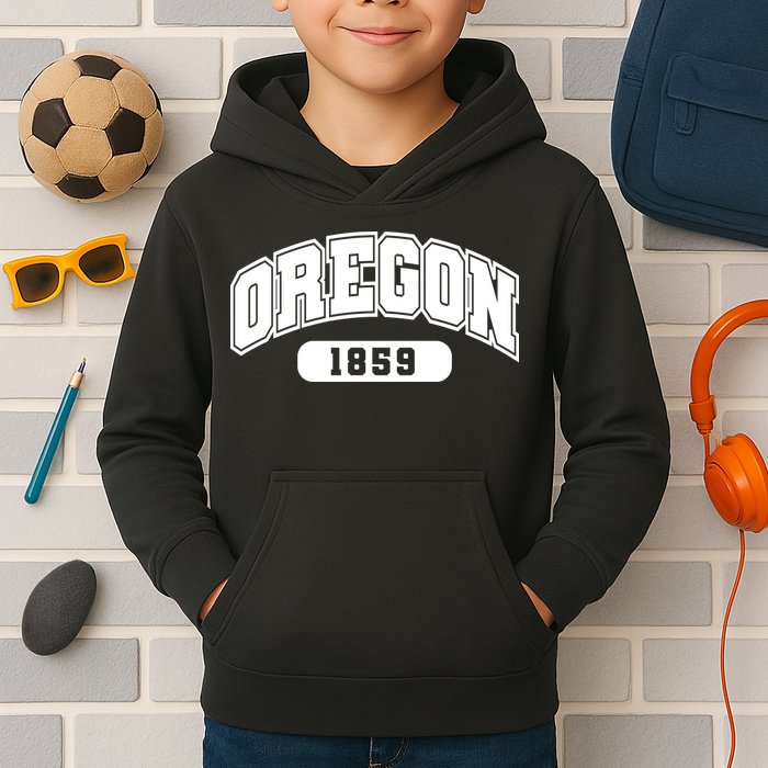 Oregon Collegiate Style 1859 Kids Hoodie