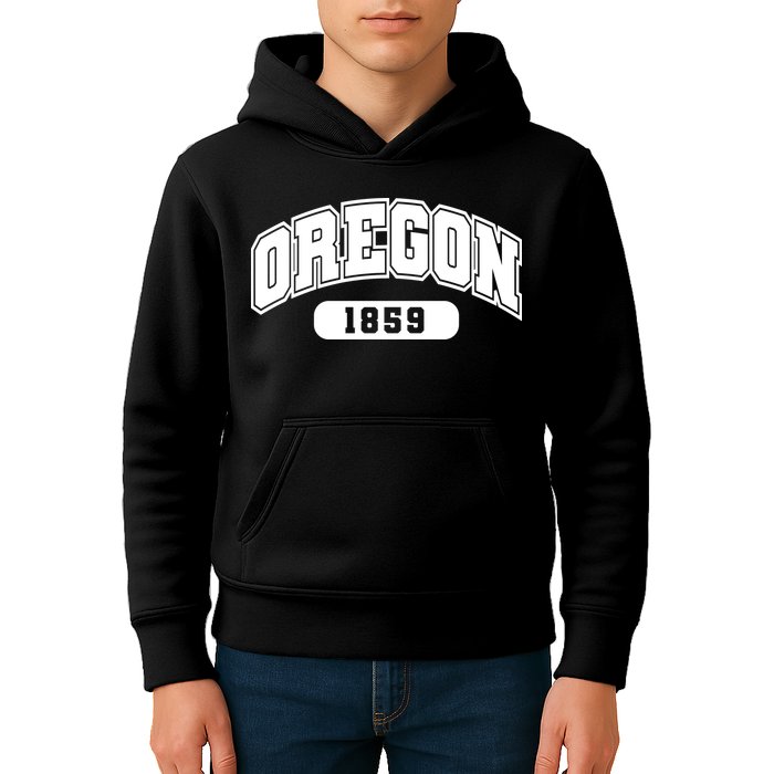 Oregon Collegiate Style 1859 Kids Hoodie