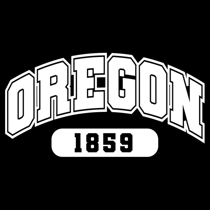 Oregon Collegiate Style 1859 Wool Snapback Cap