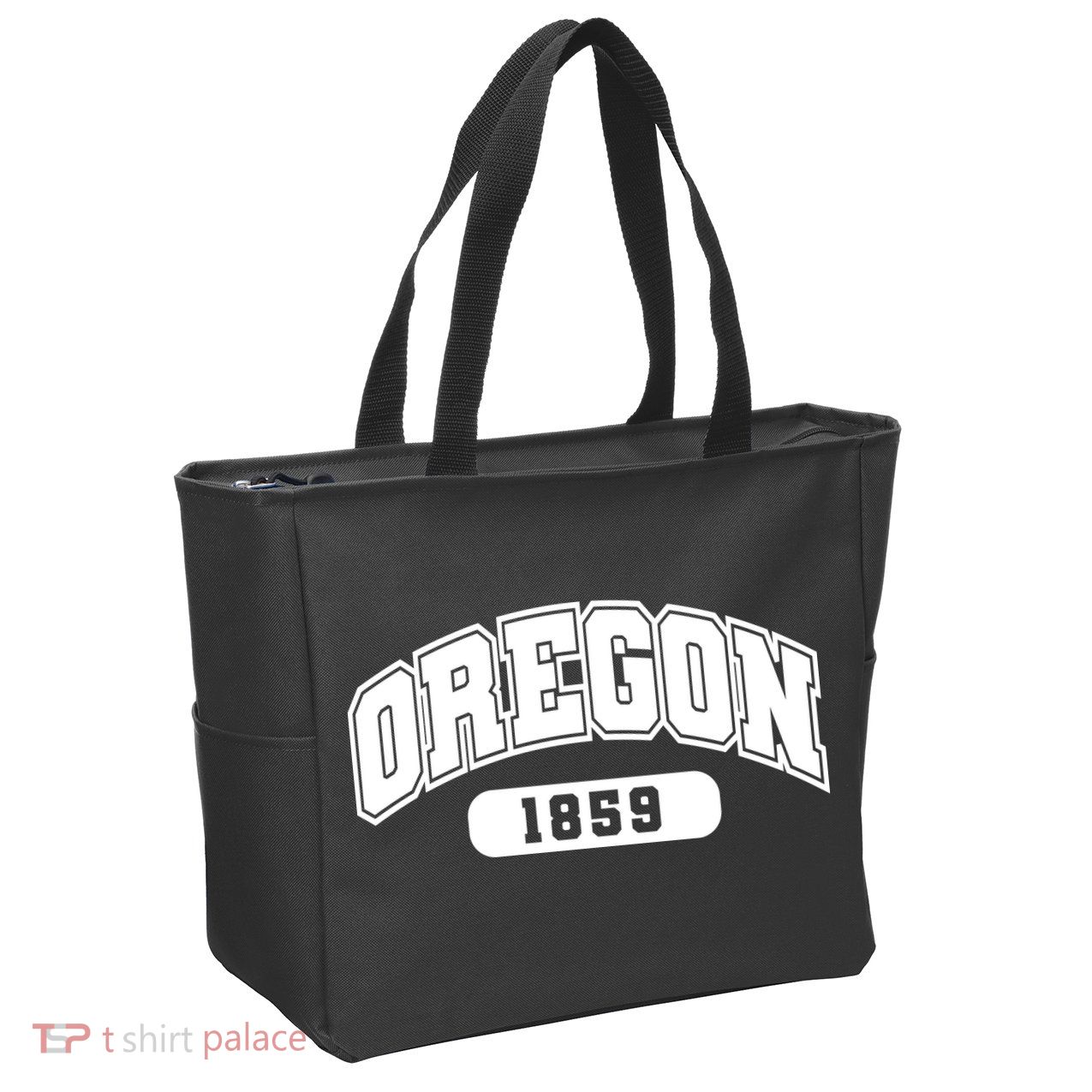 Oregon Collegiate Style 1859 Zip Tote Bag