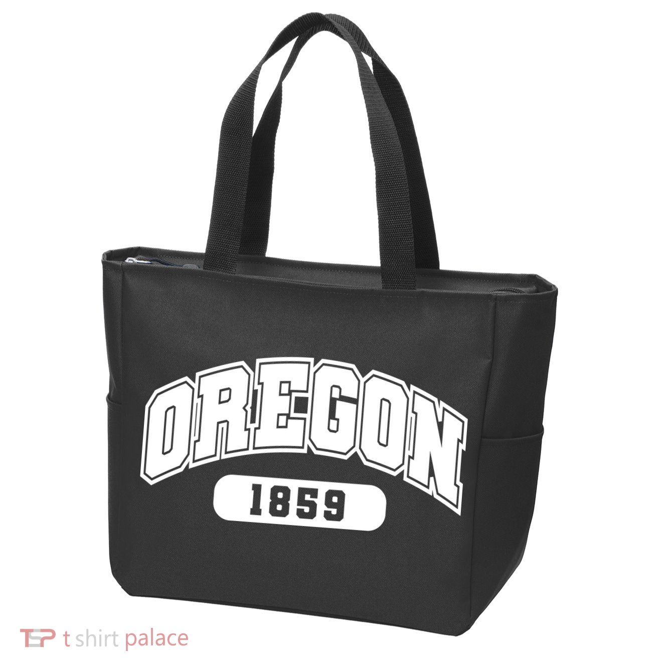 Oregon Collegiate Style 1859 Zip Tote Bag