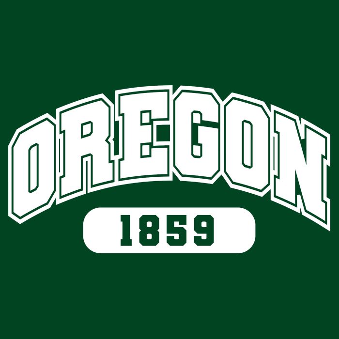 Oregon Collegiate Style 1859 Long Sleeve Shirt