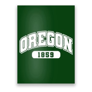 Oregon Collegiate Style 1859 Poster