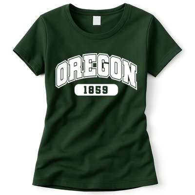 Oregon Collegiate Style 1859 Womens T-Shirt
