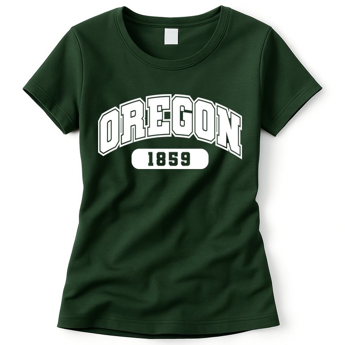 Oregon Collegiate Style 1859 Womens T-Shirt