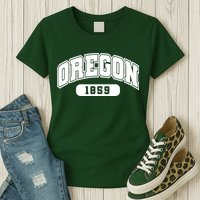 Oregon Collegiate Style 1859 Womens T-Shirt
