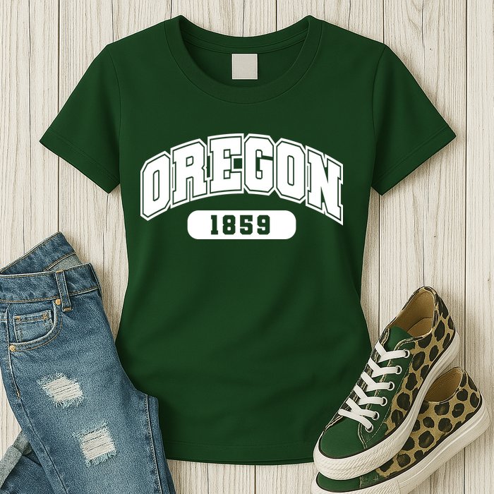 Oregon Collegiate Style 1859 Womens T-Shirt