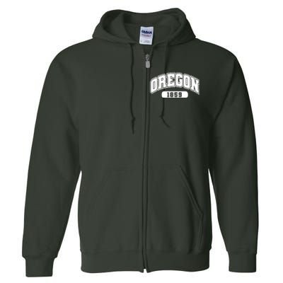 Oregon Collegiate Style 1859 Full Zip Hoodie