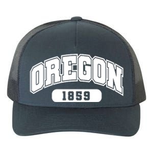 Oregon Collegiate Style 1859 Yupoong Adult 5-Panel Trucker Hat