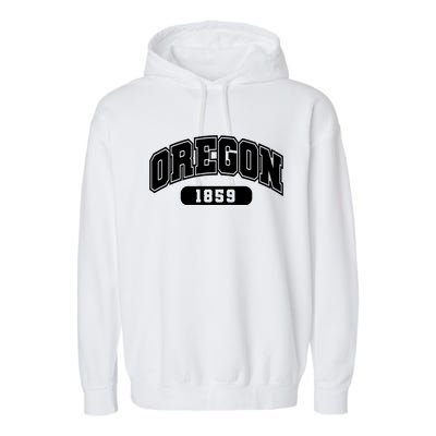 Oregon Collegiate Style 1859 Garment-Dyed Fleece Hoodie