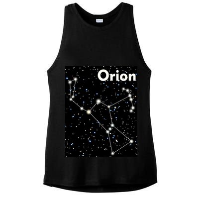 Orion Constellation Space Solar System Stars Ladies PosiCharge Tri-Blend Wicking Tank