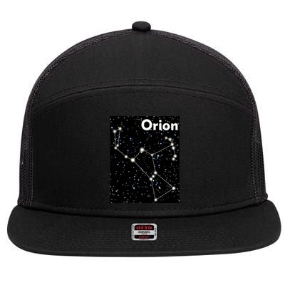 Orion Constellation Space Solar System Stars 7 Panel Mesh Trucker Snapback Hat