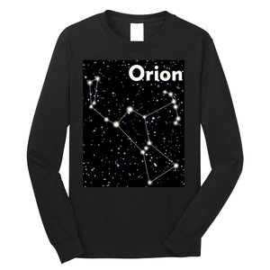 Orion Constellation Space Solar System Stars Long Sleeve Shirt