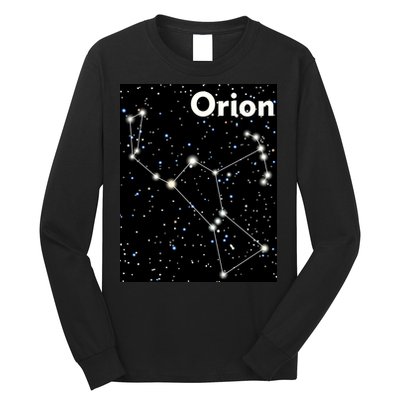 Orion Constellation Space Solar System Stars Long Sleeve Shirt