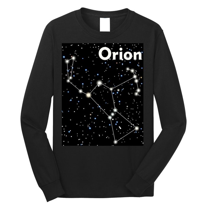 Orion Constellation Space Solar System Stars Long Sleeve Shirt