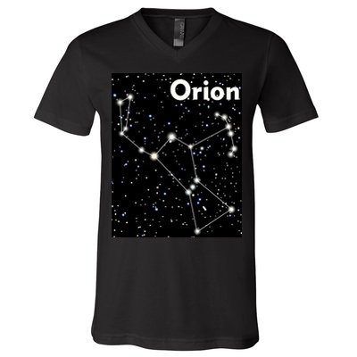 Orion Constellation Space Solar System Stars V-Neck T-Shirt