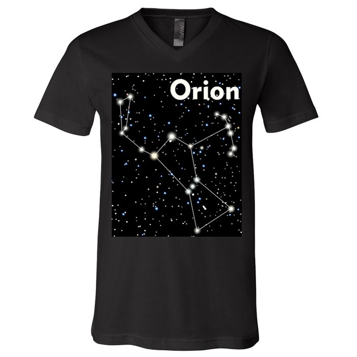 Orion Constellation Space Solar System Stars V-Neck T-Shirt