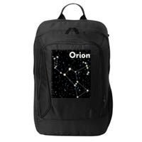 Orion Constellation Space Solar System Stars City Backpack