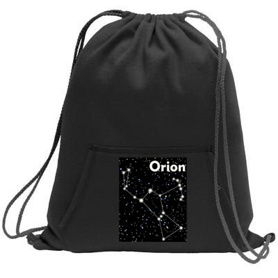 Orion Constellation Space Solar System Stars Sweatshirt Cinch Pack Bag