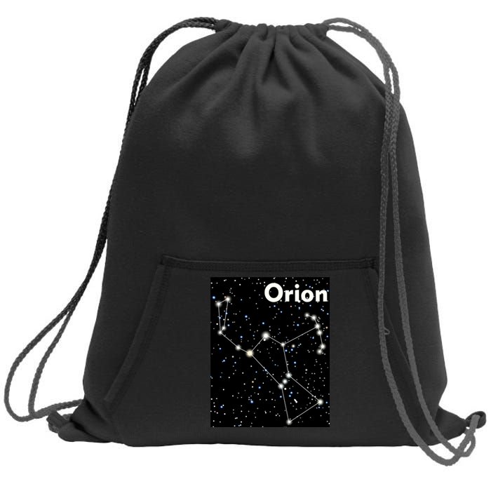 Orion Constellation Space Solar System Stars Sweatshirt Cinch Pack Bag