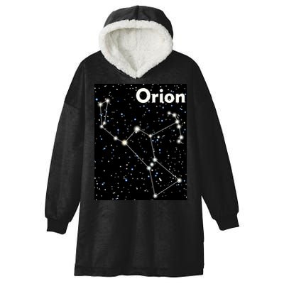 Orion Constellation Space Solar System Stars Hooded Wearable Blanket