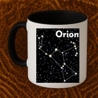 Orion Constellation Space Solar System Stars Mug