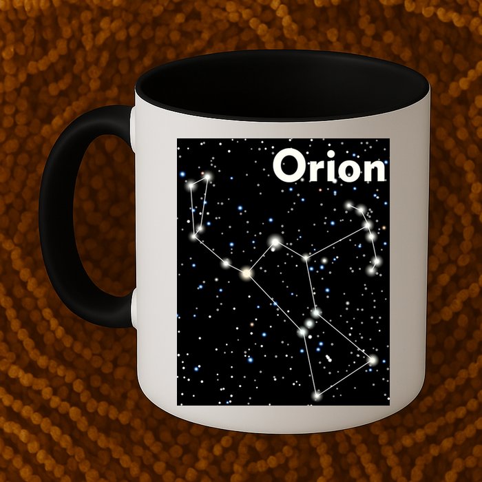 Orion Constellation Space Solar System Stars Mug