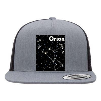 Orion Constellation Space Solar System Stars Flat Bill Trucker Hat