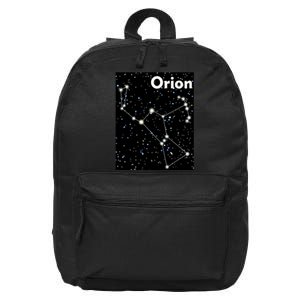 Orion Constellation Space Solar System Stars 16 in Basic Backpack