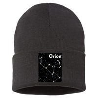 Orion Constellation Space Solar System Stars Sustainable Knit Beanie